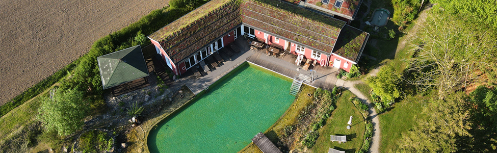 Gutshaus Stellshagen von oben