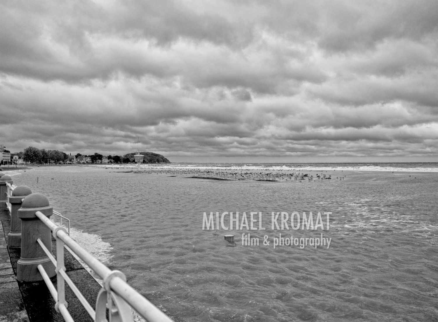Travemünde Strand Ostseehochwasser Oktober 2023