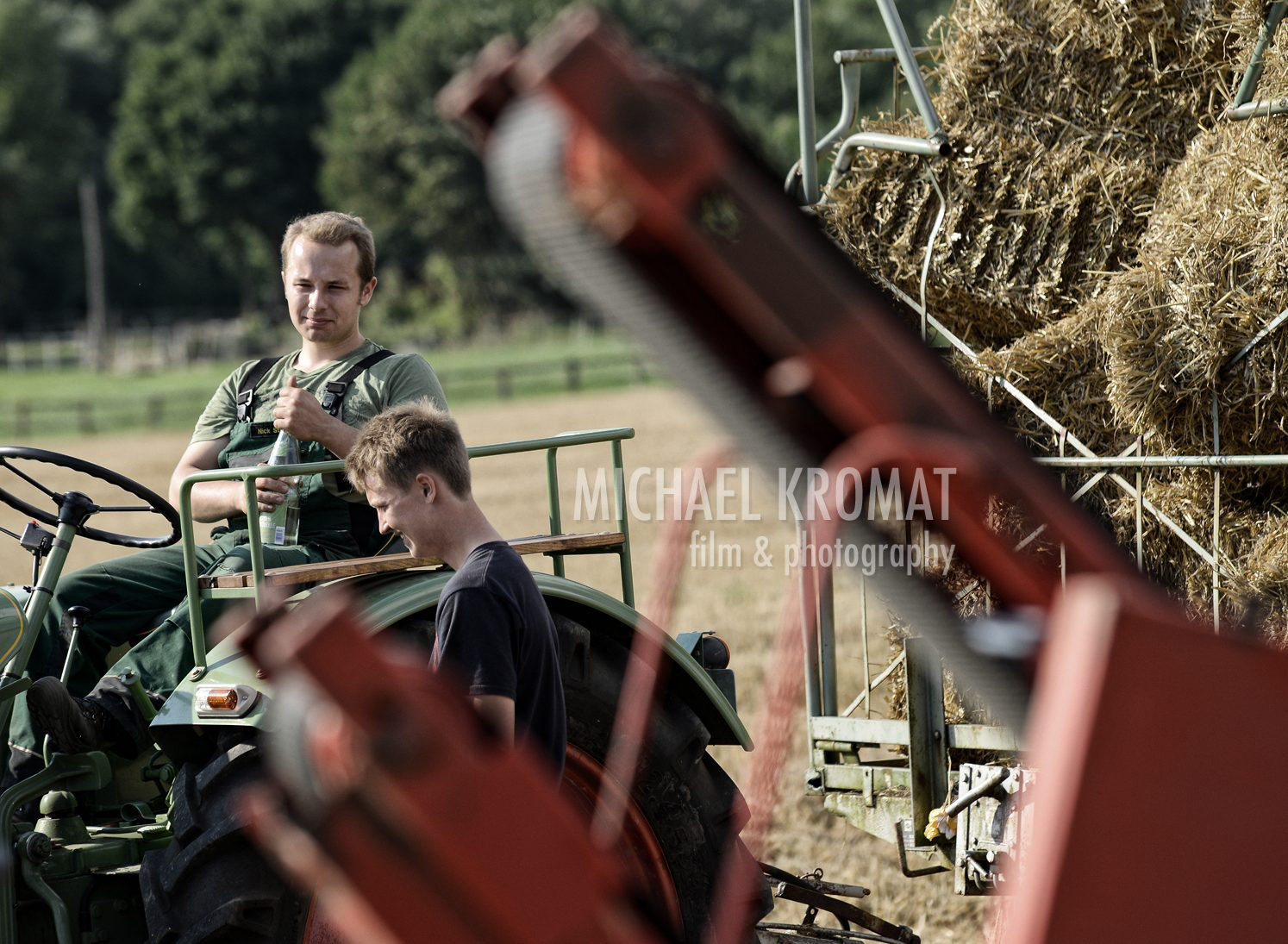 Impressionen Strohernte in Schleswig Holstein 2023